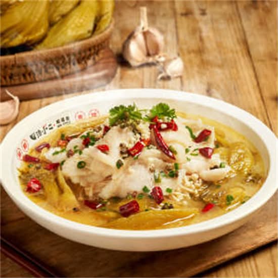 House Sauerkraut Sea bass Stew 小二老坛酸菜活鱼